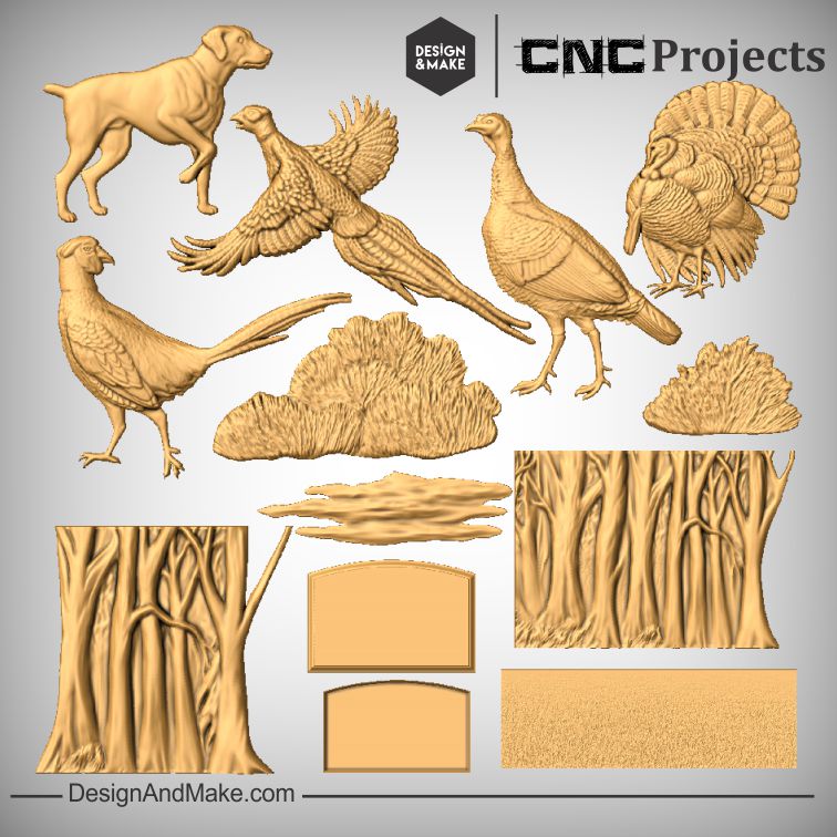 Design & Make - CNC Clipart Models