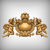 Cherub Cartouche