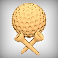 Golf Ball and Tees