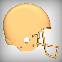 Flat Sided Helmet