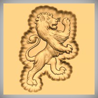 Heraldic Lion 1