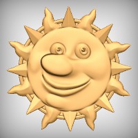 Sun Face 1-A