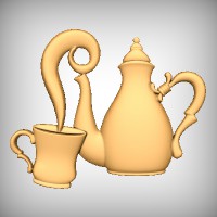 Tea Pot & Cup
