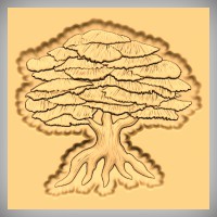 Rustic Carved Tree
