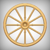 Stage Coach Wheel