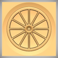 Stage Coach Wheel