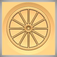 Stage Coach Wheel