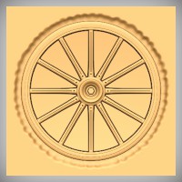 Stage Coach Wheel