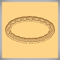 Oak Oval border