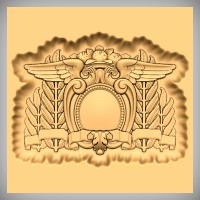 Wing & Leaf Cartouche