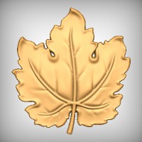 Stylized Grape Leaf