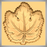 Stylized Grape Leaf