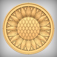 Stylized Sunflower 2A