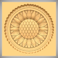 Stylized Sunflower 2A