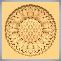 Stylized Sunflower 2B