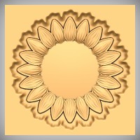 Stylized Sunflower 2C