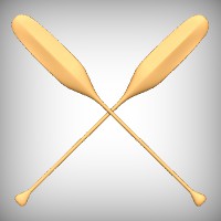 Crossed Canoe Paddles 2