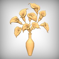 Vase of Lilies