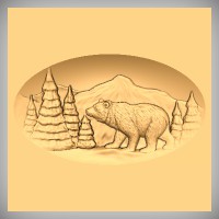 Rustic Bear Scene 3