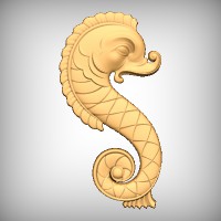 Stylized Seahorse 2