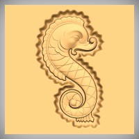 Stylized Seahorse 2