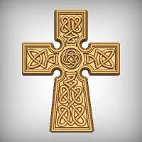 Tapered Celtic Cross