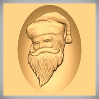 Santa Claus Head 3