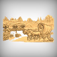 Covered Wagon Scene 1