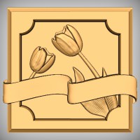 Tulips Plaque