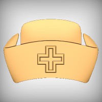 Nurses Hat And Cross