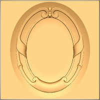 ORNIMINTAL OVAL FRAME