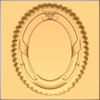 ORNIMINTAL OVAL FRAME