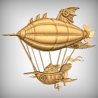 Steampunk Airship