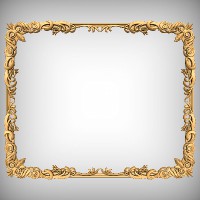 Gothic Flourish - Retangle Frame