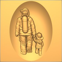 Firefighter and Child No.1