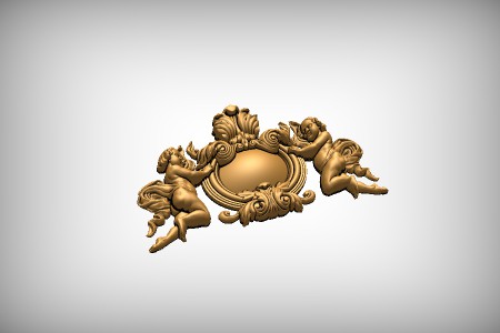 Cherub Cartouche