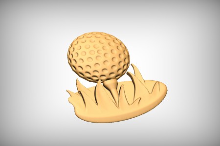 Golf Ball & Tee