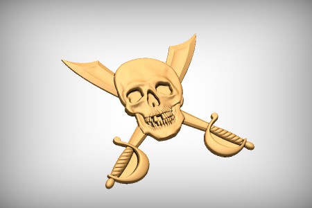 Skull and Cross Cutlass