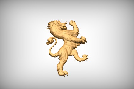 Heraldic Lion 1