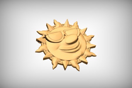 Sun Face 2-A