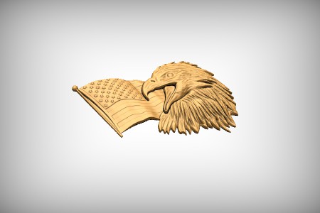 Eagle and Flag 2