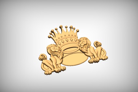 Lion Crown Border