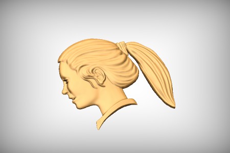 Girls Head Profile