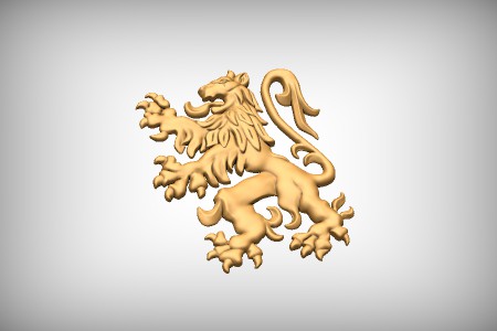 Heraldic Lion 3