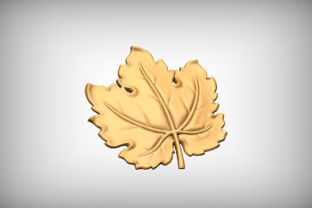 Stylized Grape Leaf