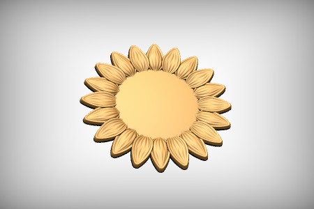 Stylized Sunflower 2C