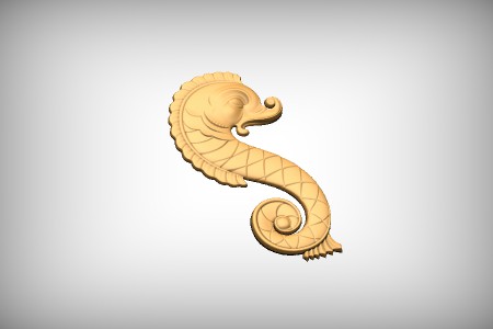 Stylized Seahorse 2