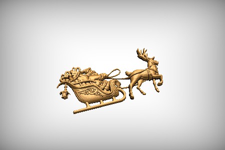 Santa and Sleigh