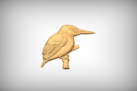 Stylized Kingfisher