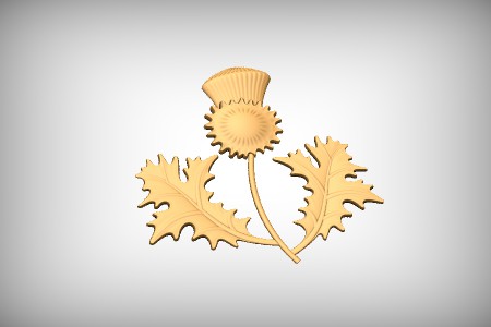 Stylized Thistle